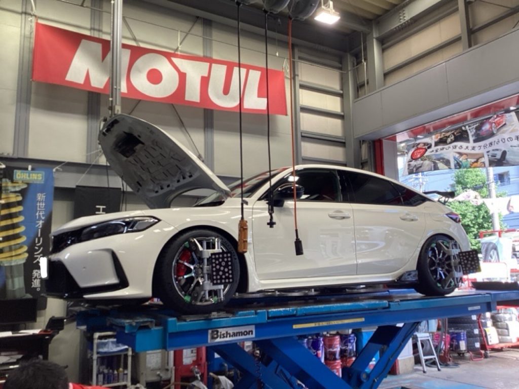 FK5 シビックタイプR アライメント調整