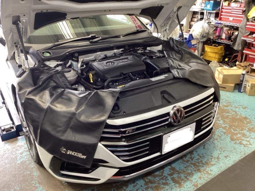 VWアルテオン アイバッハダウンスプリング交換
