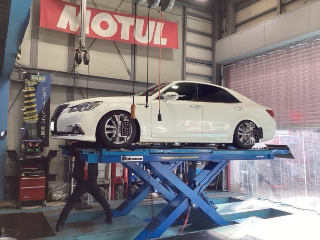 クラウン210アライメント調整